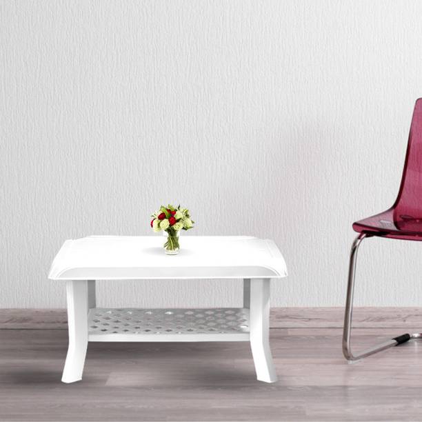 ITALICA Plastic Table For Home/Plastic Table For Garden/Center Table/ Plastic Outdoor Table