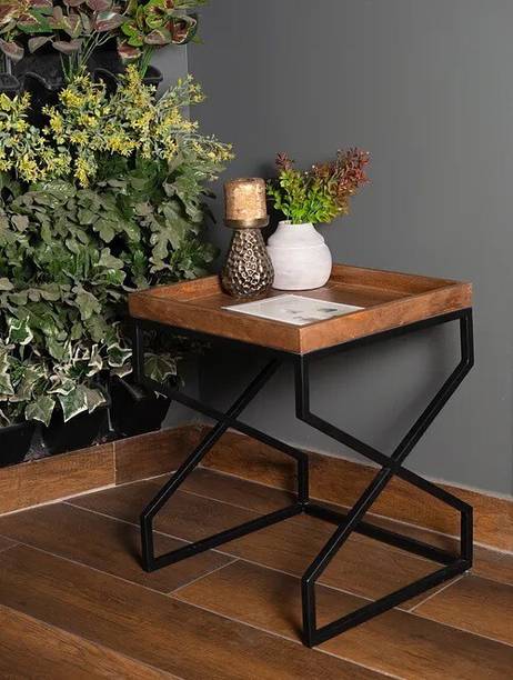 SHRI MINTU'S ART Solid Wood Outdoor Table | Home & Garden Outdoor Table | Wood outdoor table Solid Wood Outdoor Table