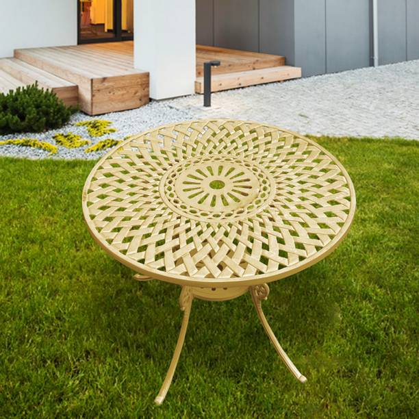 BRISHI Patio Table/Outdoor Table For Home Garden Metal Outdoor Table