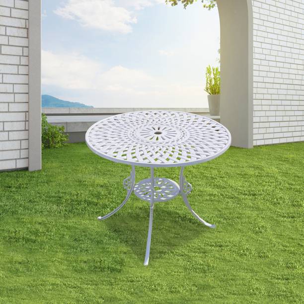 BRISHI Patio Table/Outdoor Table For Home Garden Metal Outdoor Table