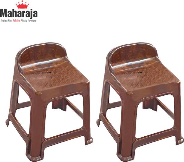 Mahaja Pluto Plastic Stool | Set of 2 Kitchen Stool