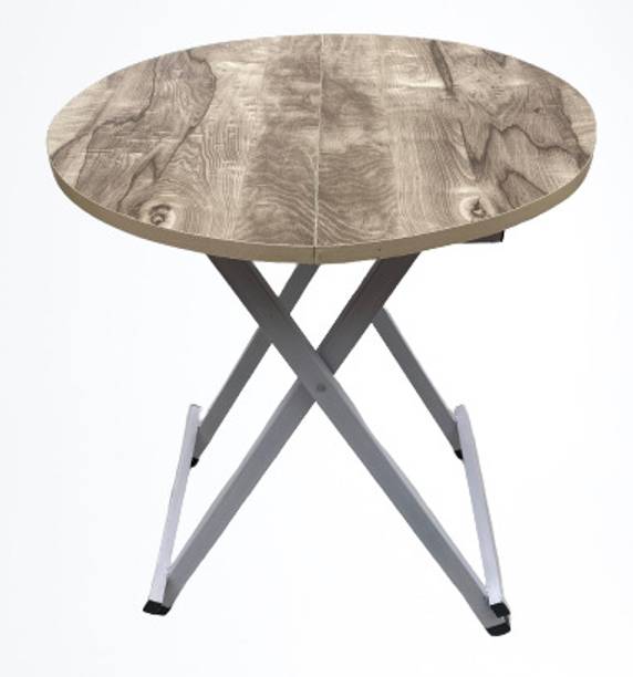 TOBY Toby Folding Table 2'X2' Round /kids study table /laptop/garden/ picnic table Engineered Wood Outdoor Table