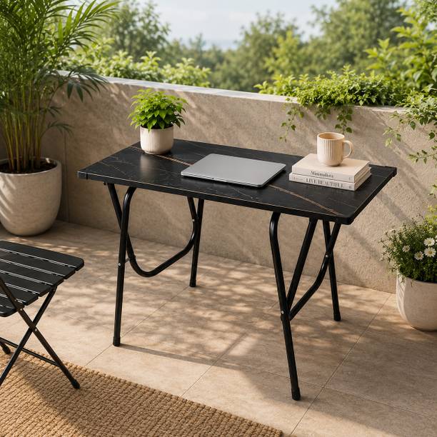 ARLAVYA Foldable Table, Office Table. Laptop Table, Engineered Wood Outdoor Table