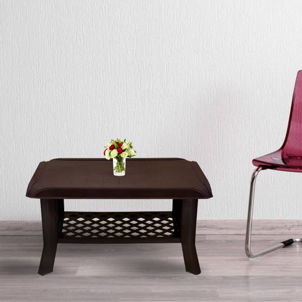 ITALICA Plastic Outdoor Table For Home/Plastic Table Garden/Center Table/ Plastic Outdoor Table