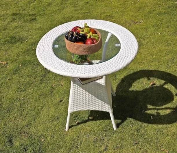 Wooden Street Sienna Round Outdoor Garden Table Metal Outdoor Table