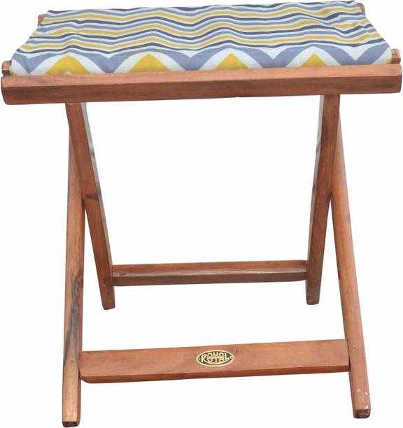 ROYAL BHARAT Foot Rest-Zigzag Solid Wood Outdoor Table