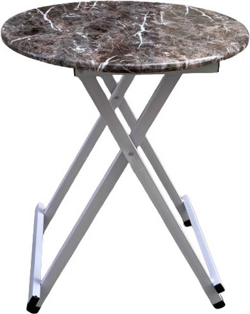 TOBY Unique wooden Folding round Table 2X2 (fit) Engineered Wood Cafeteria Table