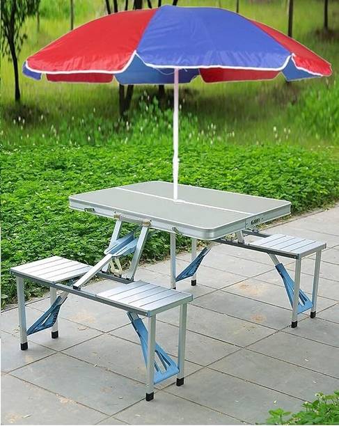 UTKRSTASTORE Solid Wood Outdoor Table (Finish Color - silver, DIY(Do-It-Yourself)) Solid Wood Outdoor Table