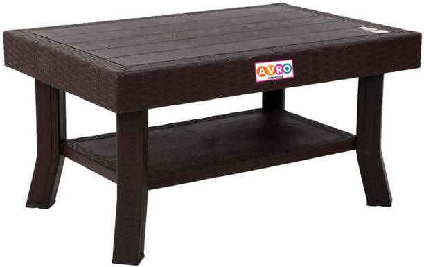AVRO furniture AVRO VIVA Plastic Teapoy Center Coffee Table Living Room Table Plastic Cafeteria Table
