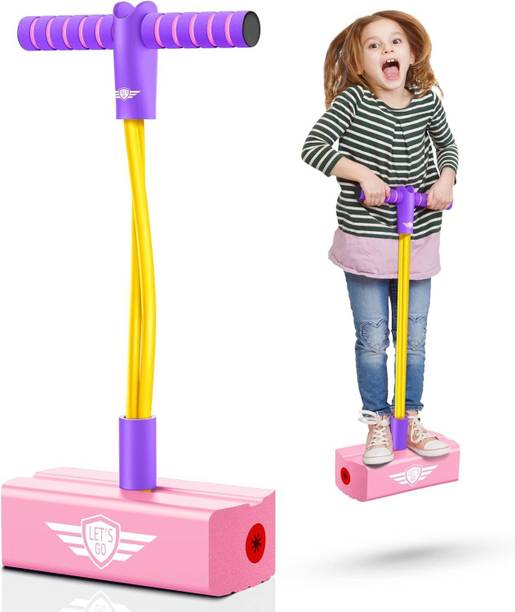 SATKAVEE ENTERPRISE Pogo Stick Rubber Kids Jumper Toys for Kids Training | Bouncing Funs