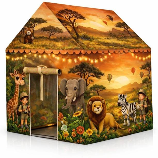 ASVAAR Tent House for 10 Years Kids Toys for Boys and Girls(Jungle Safari Theme)