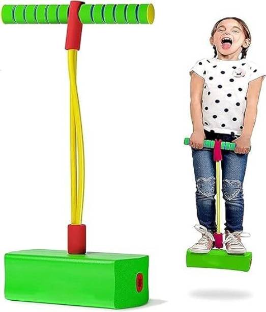 Godsa Mart Kids Pogo Jumper Fun and Safe Pogo Stick for kids, Durable Foam Bungee Jumping