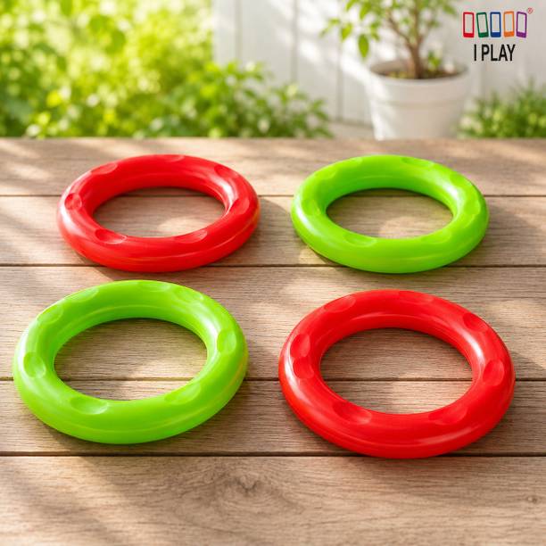 I Play Ring Throw Game for Kids | Colorful Toss Rings | Fun Party & Garden Game
