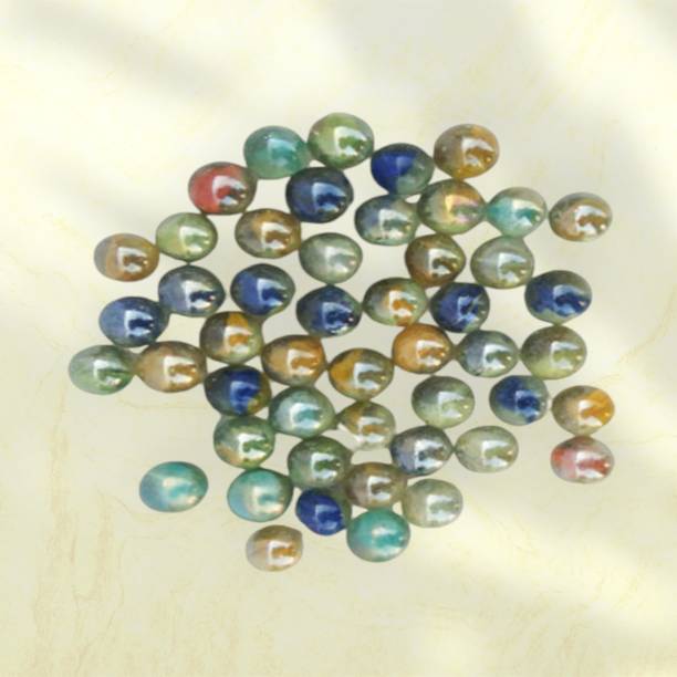 Ds Company 50Pcs Kanche Multicolor Glass Marble Ball 50 Pieces_25
