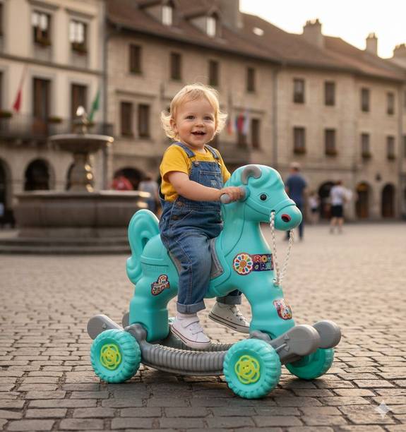 TOYPROFESSOR Kids First Rock & Rider Horse 1-3 years old toy