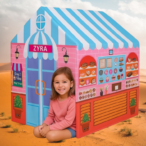 Zyra Playhouses Candy House for Kids Comfortable Castle Big Size Play House