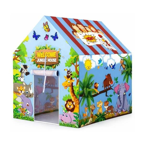 cantus Tent House 10 year kids toys Jungle tent house for boys and girls(Big Size)