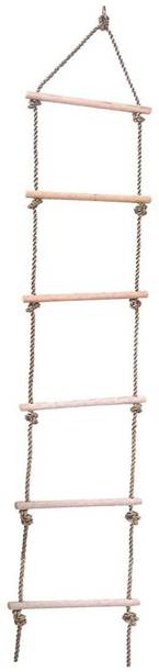 TOGGLE PLAY 6.5 ft Climbing Rope for Kids | Durable Outdoor & Indoor Playground Rope Swing