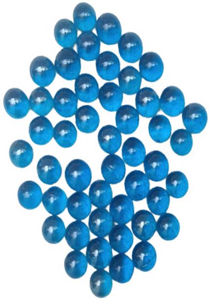 Jiyansh Traders 50_Pcs Light Blue OR Blue Colour Kanche in Outdoor Toy 50 Pieces