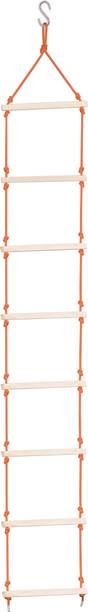 JD ENTERPEISE Rope Climbing Ladder Indoor/Outdoor for Kids - Ninja Ladder for 3 to 10 Years