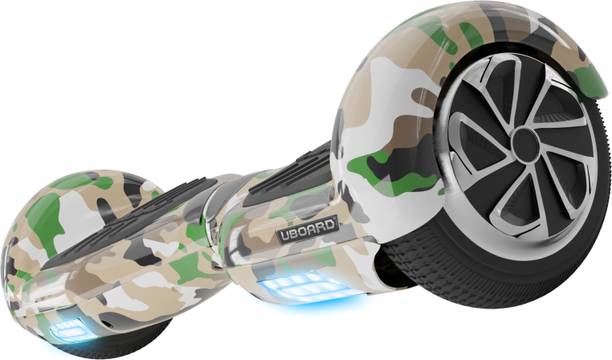 Uboard Classic 6.5 Hoverboard with App Connectivity, Inbuilt Bluetooth Speaker Military