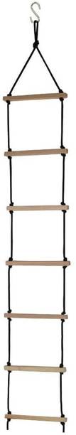 ARCOFEMME WhiteTrail Multi-Step Wooden Hanging Ladder