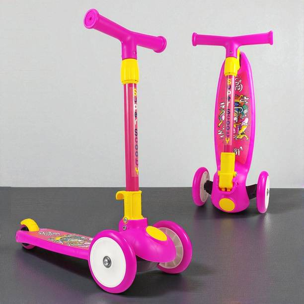SPEEDFOX 3-Wheel Kids Scooter with Adjustable Handlebar PU wheel – Toddler Ride On Toy Kids Scooter