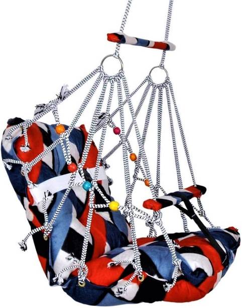JD ENTERPEISE New Cotton Swing Chair For Kids Baby's Children Folding & Washable 1 To 3 Years