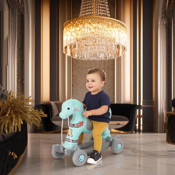 TOYPROFESSOR Baby Horse Rider for Kids 1-3 Years Birthday Gift Horsey Rocker Ride-on Toy