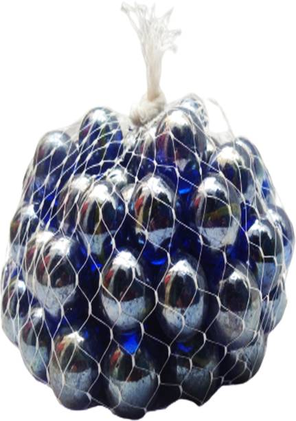 Jiyansh Traders 90_Pcs Dark Blue OR Blue Colour Kanche in Outdoor Toy 90 Pieces