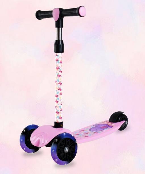 Miss & Chief Bolt - 3 Wheel Scooter for Kids, Lightweight|Foldable & Adjustable Height