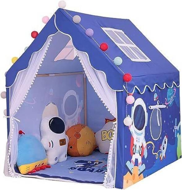RADHE ENTERPRISE Portable Castle Playhouse | Medium Size Light Weight Kids Play Tent House