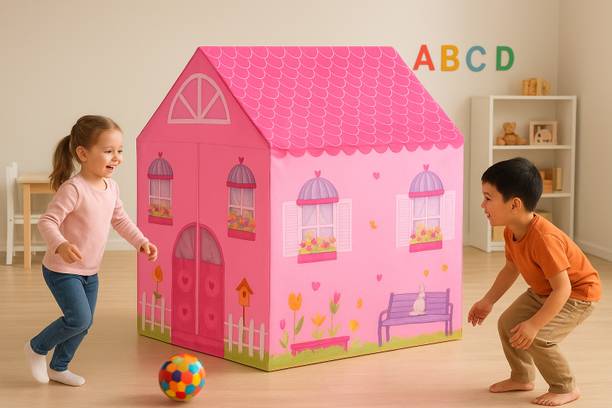TAJPARASALES Colorfull and Light Weight Kids Play Tent House for 3 to 10 Years Girls And Boys