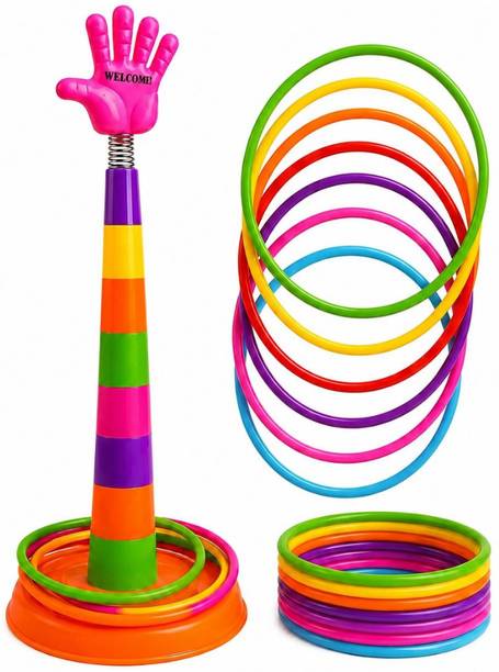 shanvikatoysandgames Ring toss game for kids |stacking throwing game