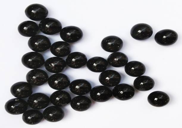 Jiyansh Traders 30 Pcs Black Colour Kanche Marble Glass Ball Goli in Outdoor Toy