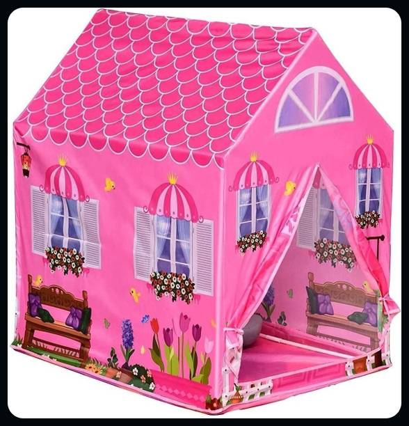 Eligent Enterprise E Trading Doll House Tent for Kids - Extremely (Pink)_PK73