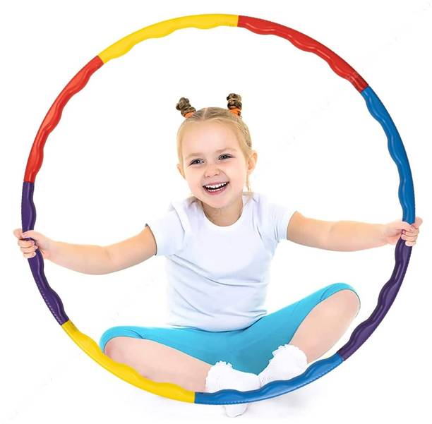 TKS PAPA TOYS hola hoop colorfui Ring for kids fiteness and play toy (Diameter - 75cm