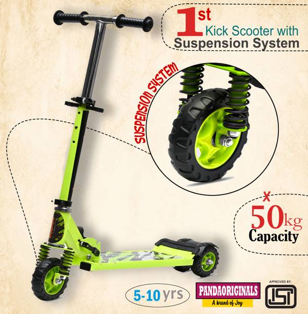 Pandaoriginals Steel Foldable Scooter & Height Adjustable | WEIGHT : 50 KG | AGE 5-10 YRS