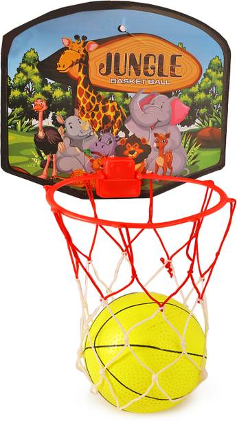 asian Toy Basket ball kit for kids playing indoor basket ball hanging board with ball