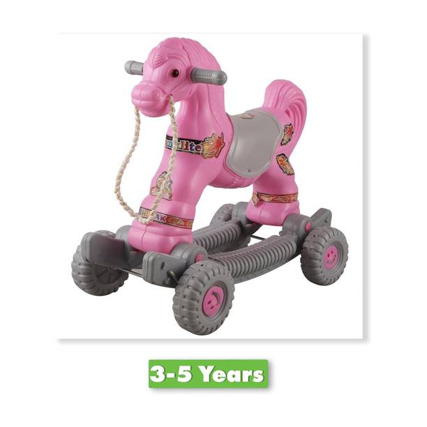 TOYPROFESSOR Baby Horse Rider and Rocker for Children Ages 1-5