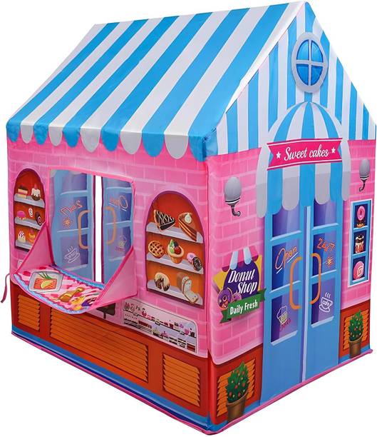 SANGANIENTERPRICE Candy House Kids Play Tent for 3-8 Years Old