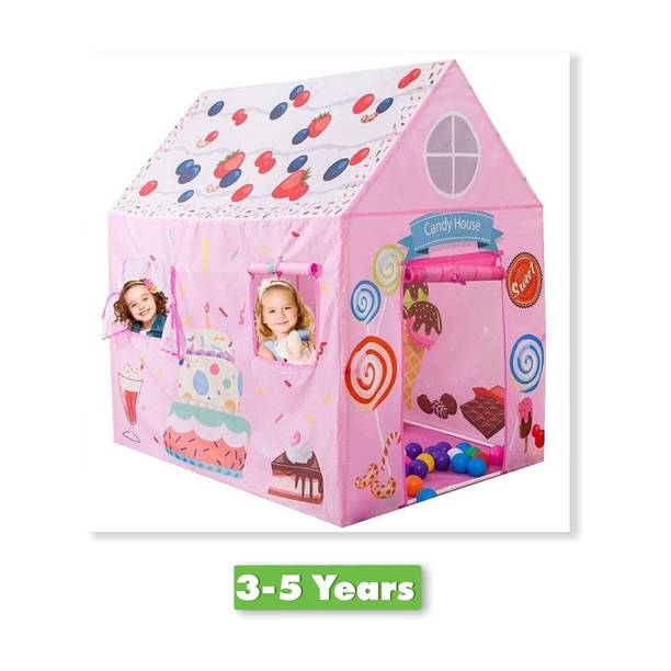 Ruthiv Jumbo Size Happy Birthday Kids Play Tent House for 10 Year Old Girls and 