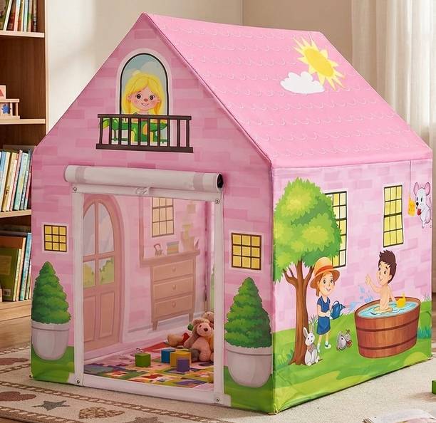 Fly Buy Kids Play Tent House Durable Lightweight Indoor Outdoor Foldable Fun Tent