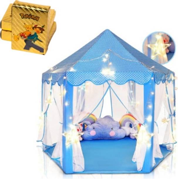 Joyful Journey Kids Tent House | Princess Castle Tent House + [Free Pokémon Card]