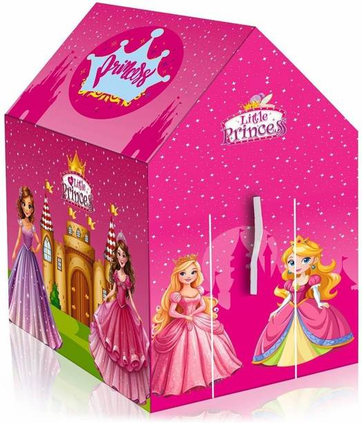 NZ ENTERPRISE Kids Play Tent House Pink Princess Cabin | Indoor Playhouse Tent for Kids