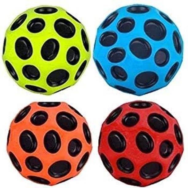 Bestie Toys Crazy Bounce Ball Set (Multicolour) - 4 Pieces