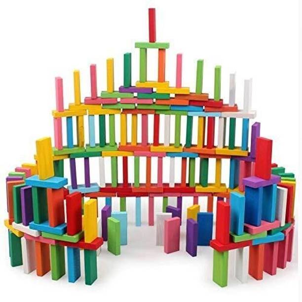 TOOBIL Wooden Domino Set For Kids Outdoor & Indoor activity Game