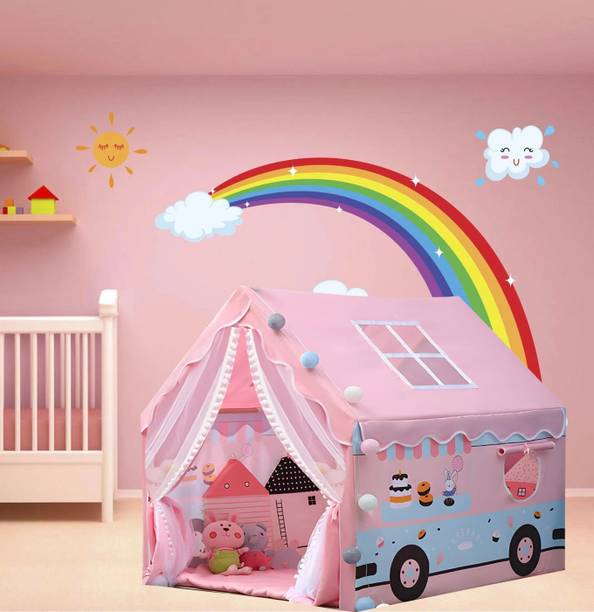 CHARVI ENTERPRISE candy shop bus theme kids play tnet house
