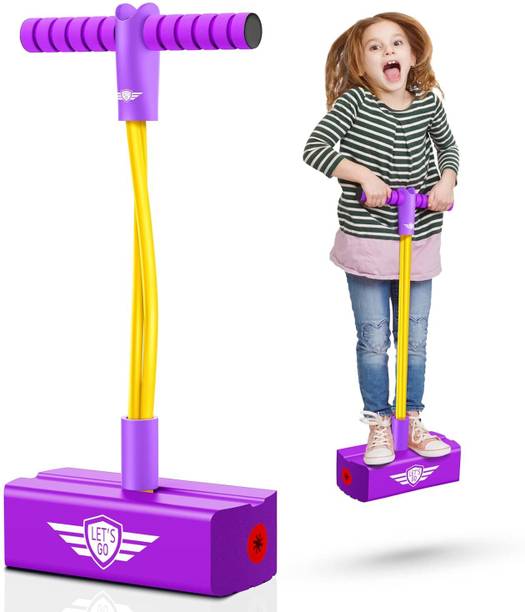 DARDRIS Foam Pogo Jumper for Kids- Safe & Fun Jumping Stick with Squeaky Sounds