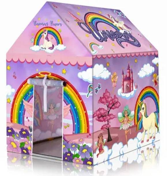 Elara Kids house unicorn tent house for 10 years boys and girls (Big Size)